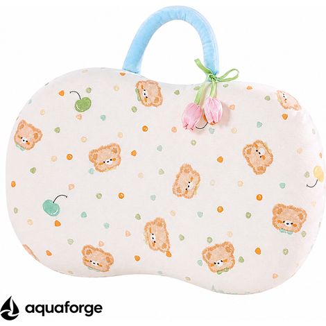 Almofada Cervical Ergonómica Algodão Respirável Capa Removível 32 x 20 x 9 cm (1/5)
