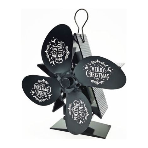Ventilateur Poele à Bois 4 Pales Avec Thermomètre - Ventilateur Cheminée Alimenté à la Chaleur Ventilateur Silencieux avec Protection Contre le Surchauffe pour Poêle à Bois Cheminée Gaz Bûche Poêle à (1/5)