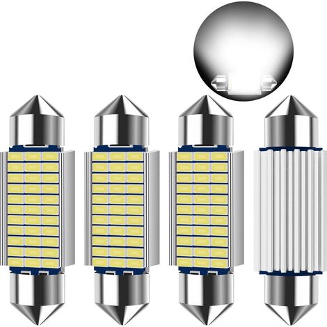 4x C5W LED 41mm 42mm 3014 30SMD C5W LED Bulbs (1/5)