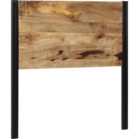 Tête de lit,Panneau décoratif 100 cm bois massif manguier et fer CFW1004268 (1/5)