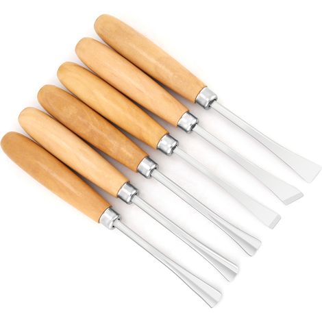 6-teiliges professionelles Holzschnitzmeißelset, Heimwerker-Holzbearbeitungs- und Schnitzwerkzeuge (1/5)
