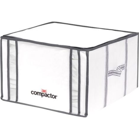 Housse semi-rigide 125l – Dimensions 42x40x25cm – Sac de compression en nylon et polyéthylène – Économie d'espace jusqu'à 75% – Compactor