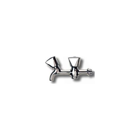Grifo doble para lavadora - INYECTOMETAL