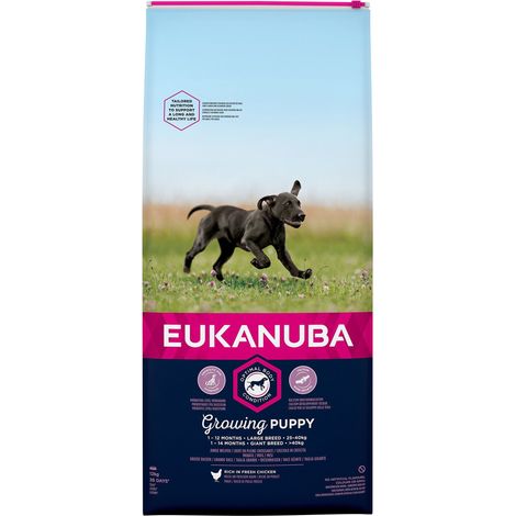 Eukanuba Puppy 1-24 Months Large Breed 25kg Dry Dog Food - 12kg - 257682 (1/5)