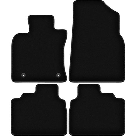 Tapis de sol basiques en velours noir pour : Lexus ES VII berline (2017-) (1/5)