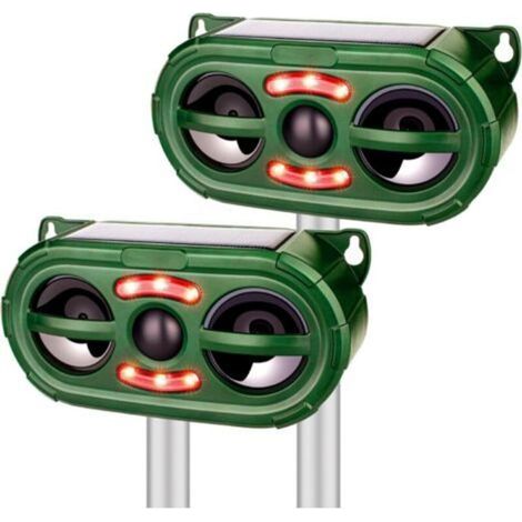 Tierabwehrgerät für den Außenbereich, effektives Abwehrgerät mit Sensor, 2 Stück