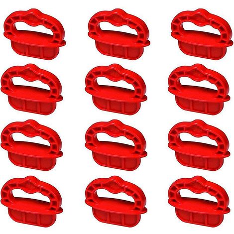 Ensemble de bagues d'espacement pour gabarit de pont 1/4-12 pièces - Rouge (1/3)