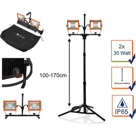 Smartwares LED Arbeitsleuchte 2in1, 2x30 W, 6400 lm LED Arbeitsleuchte (1/5)
