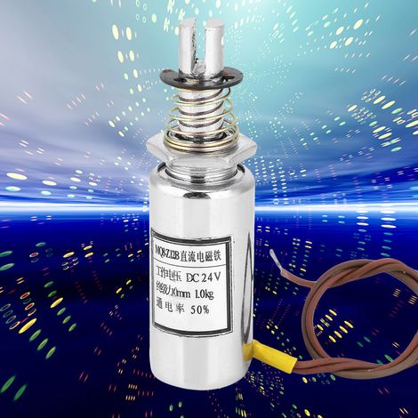 Aimant cylindrique à courant continu (type push/pull) pour l'automatisation industrielle MQ8-Z12B 9,8 N 24 V CC (1/5)