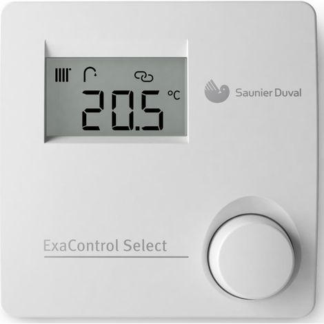 Régulateur Exacontrol Select Thermostat Filaire Programmable - Saunier Duval
