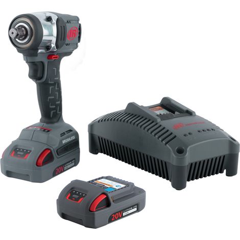 Avvitatore a impulsi a batteria Ingersoll-Rand 1/2" W3151-K22-EU, 2x 2,5 Ah e caricabatterie