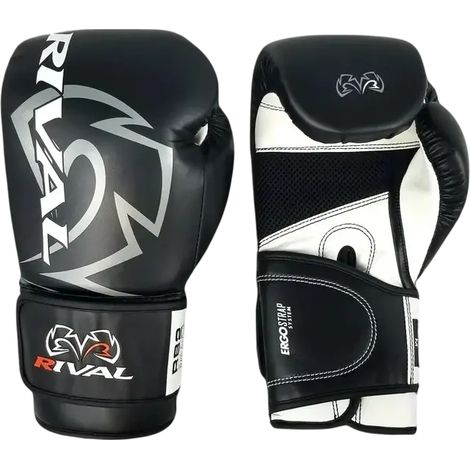 Guantes de boxeo Rival RB2 Super Bag 2.0 negros, talla L (1/5)