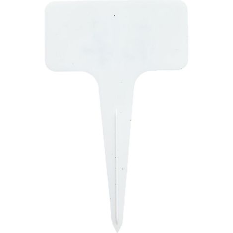 Bardusch - Lot de 160 étiquettes pour plantes en plastique de qualité supérieure - 160 x blanches - Étiquettes pour plantes à écrire - Résistantes aux intempéries - Pour légumes, herbes, fleurs