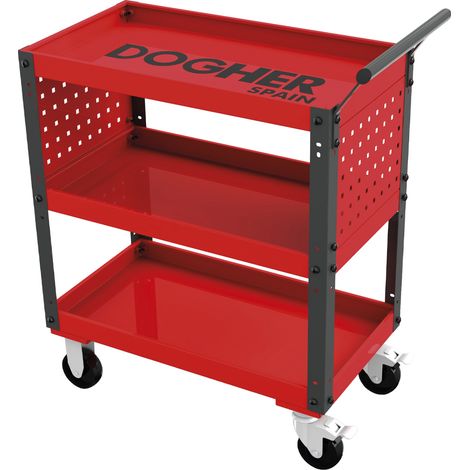 Dogher 025-028 CARRO DE SERVICIO 675X390X705 3 BANDEJAS