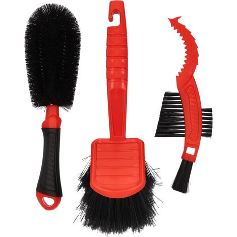 Nigrin Bürstenset Bike Care zur Fahrradpflege 3-teilig Reinigungs-Kit (1/2)