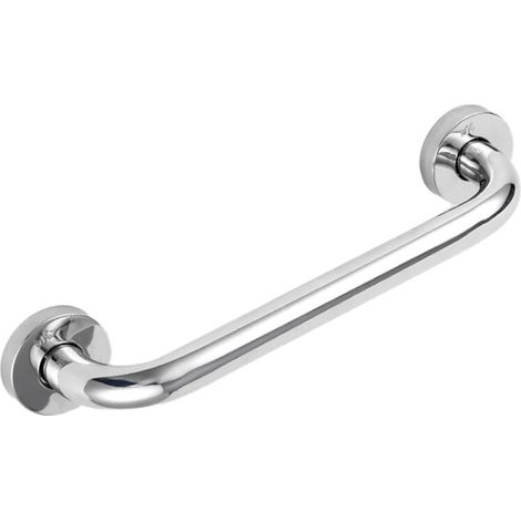 Barra de apoyo para baño de acero inoxidable ZVD, de 30 cm de seguridad para personas mayores y discapacitadas. (1/4)