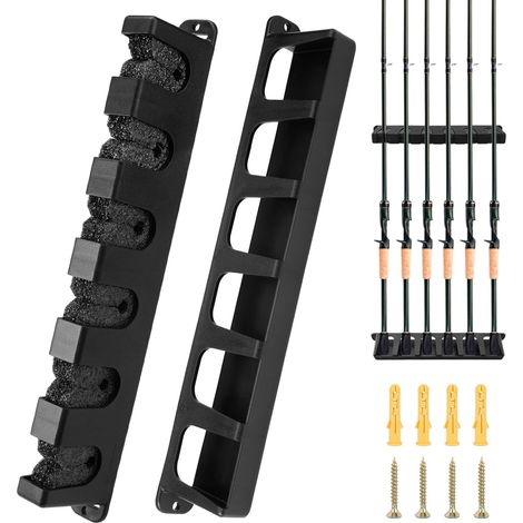 Pair Vertical & Horizontal Fishing Rod Holders (1/5)