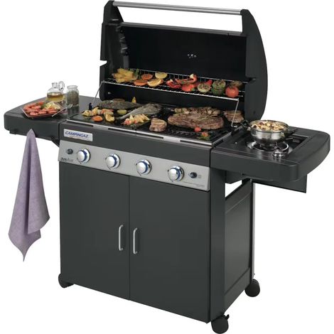 BARBECUE DUALGAS 4 CLASSIC LS PLUS DARK 12.8+2.3KW