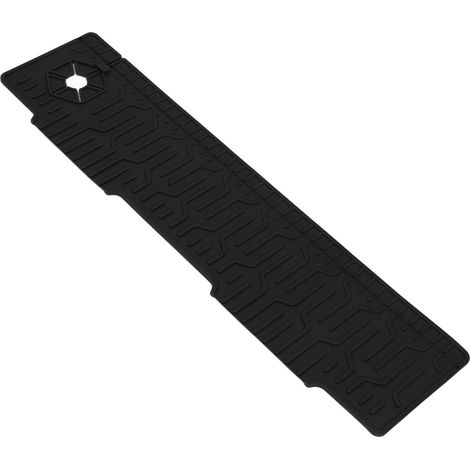Tapis de robinet en silicone double face, étanche, pour évier, cuisine et salle de bain, noir. (1/5)