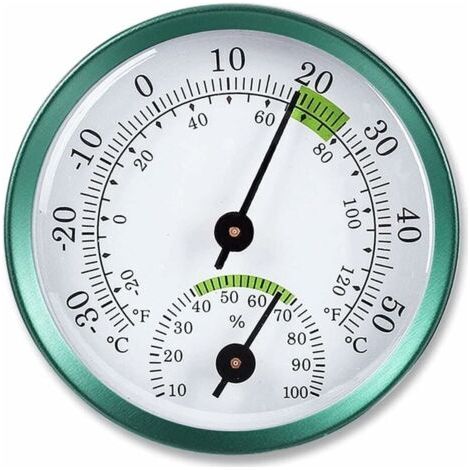 Haute précision hygromètre thermomètre station météorologique Mini température humidité compteur moniteur moniteur salle de cadran intérieur température humidité jauge intérieur extérieur (1/5)