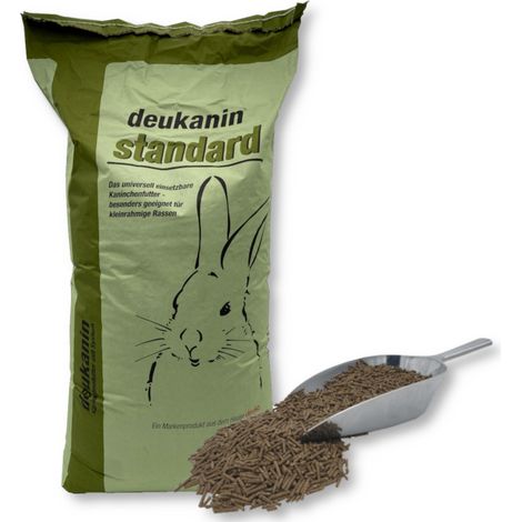 Deukanin nourriture standard pour lapin 25 kg luzerne en granulés nourriture pour lapin avec races moyennes-grosses (1/5)