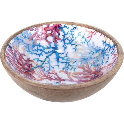 Signes Grimalt Cuenco Bol Cocina  Bowl Coral Cajas Y Bandejas Azul 20x20x7cm 25204