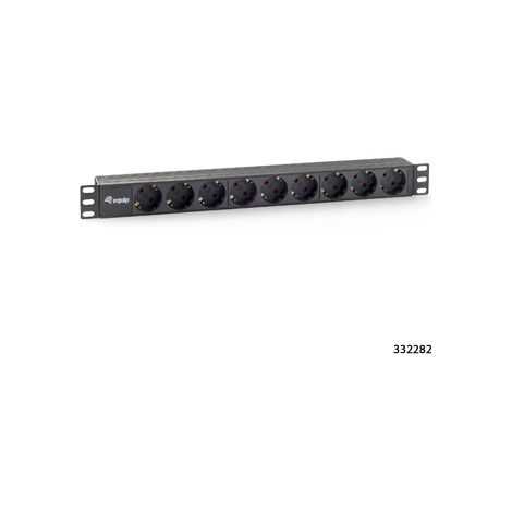 REGLETA ALIMENTACION RACK 19 1U 9 TOMAS