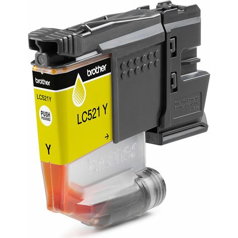 Brother LC521Y cartuccia d'inchiostro 1 pz Originale Giallo (1/5)