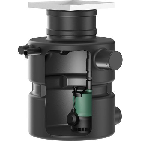 Wilo DrainLift BOX Überflur-Hebeanlage 32/8E O, 230V, d. 110/40mm, PN 1,5, 370W (1/2)