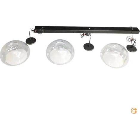 [GEBRAUCHT] B-Ware FABAS LUCE LED-Hängeleuchte Pendelleuchte Brena transparent 3-flg. dimmbar CCT (1/2)