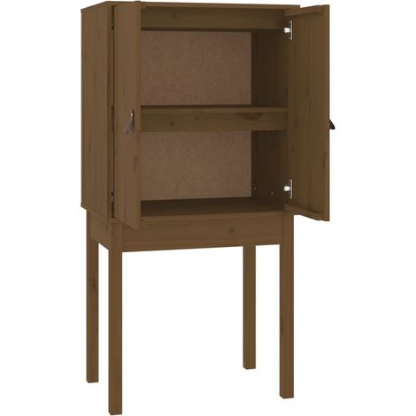 Credenza cassettiera cassettiera mobile contenitore organizer cucina soggiorno soggiorno alto 60 x 40 x 120 cm legno di pino massiccio marrone 020034756