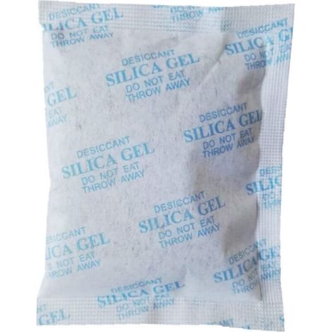 100pièces Sachets De Gel De Silice Absorbeur Humidité Pour Prévention Corrosion Couleur Bleu Ciel