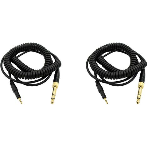 2 Adapter für ATH-M50X, ATH-M40X, HD518, HD598 und HD595 Kopfhörer (Federkabel im Lieferumfang enthalten). (1/5)