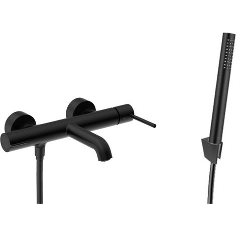 kielle Oudee I - Miscelatore per vasca con accessori EcoSpare, nero opaco 10333SN14 (1/5)