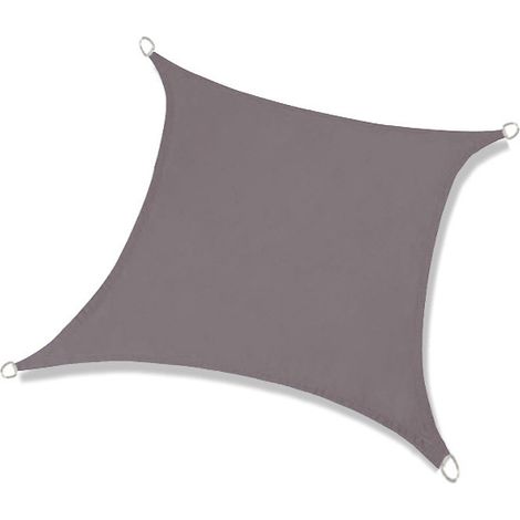 m x 3 m wasserdichtes Sonnensegel – Grau