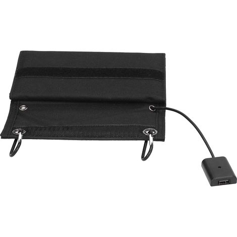 Panneau Solaire Pliable 8W USB Portable avec Cellules Monocristallines pour Charge Extérieure (1/5)