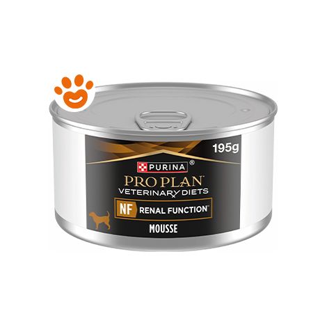 Purina Pro Plan Dog Veterinary Diet NF Renal Fuction Mousse  - Purina Pro Plan Dog Veterinary Diet NF Renal Fuction Mousse - Lattina Da 195 Gr (1/2)