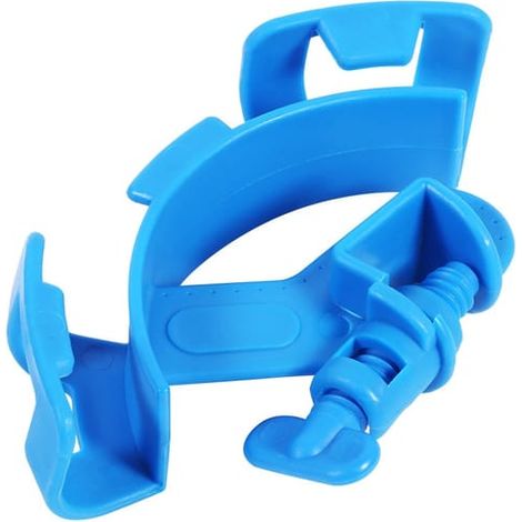 Support de tuyau de filtre de tuyau d'eau de filtration d'aquarium de poissons pour le tube de montage bleu (1/5)
