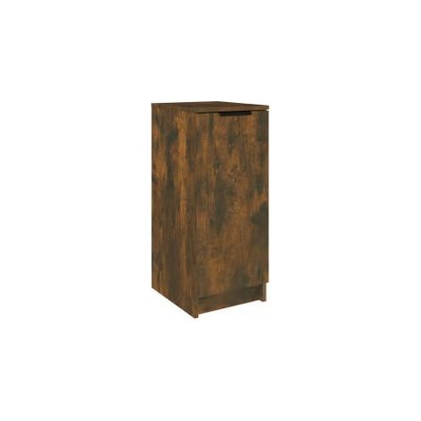 Armoire à chaussures Chêne fumé 30x35x70 Bois d'ingénierie (1/5)