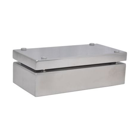 Boîtier RS PRO en Acier inoxydable 304 Acier dim. ext. 200 x 100 x 61mm, IK10, IP66 ( Prix pour 1 )