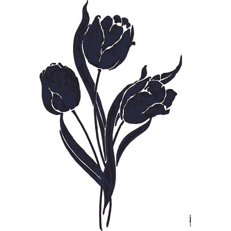 Komar Wandaufkleber - Chic - 70 x 50 cm - selbstklebender Wandsticker - klassischer Stil (1/2)