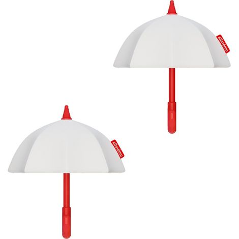 Veilleuse compacte avec porte-clés, veilleuse douce pour dormir, veilleuse parapluie en silicone à minuterie, lot de 2 (1/5)