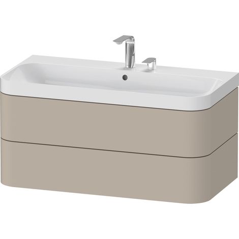 Duravit Happy D.2 Plus Set en forma de c colgado en la pared,