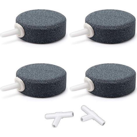 1.6 Inch Air Stone Aquarium Air Stone Air Stone for Fish Tank and Hydroponics Air Pump (1/4)