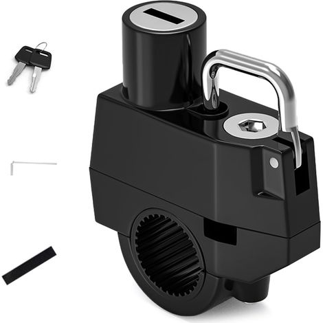 Antivols de casque avec clés - Installation facile - Accessoire pour scooter (1/4)
