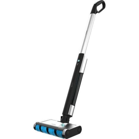 Cecotec – Balai-serpillière électrique sans fil 40W – Autonomie 30 min – Technologie Wet Jalisco – Base auto-nettoyante – Réservoirs d'eau propre et sale