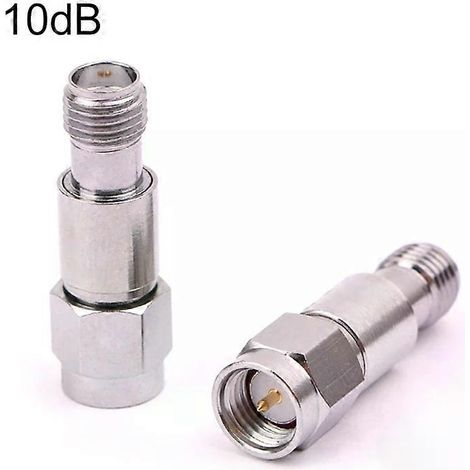 Connecteurs coaxiaux fixes SMA Atténuateur 10 dBi-DC-6 GHz par (1/5)