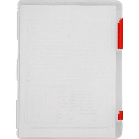 Scatola portaoggetti rigida trasparente in plastica formato A4 con fibbia – AUDeals – ideale per documenti, raccoglitori e scrapbooking