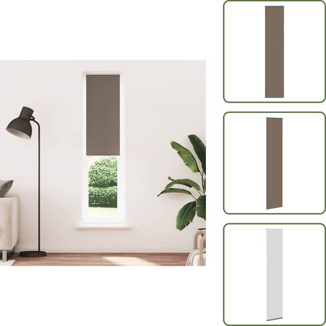 Store enrouleur occultant café 40x230cm largeur du tissu 35,7cm - Store Enrouleur - Stores Enrouleurs - Store De Jour Et De Nuit - Store Occultant (1/5)