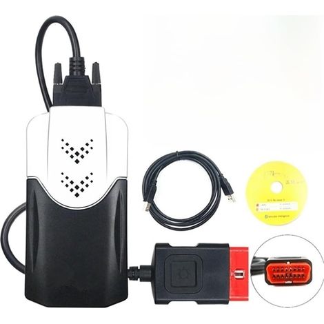 2021.11 Tnesf Orpdc OBD Outil d'interface de diagnostic de voiture et camion pour VD150 VD TCS 2020.23 Scanner d'accessoires OBD2 Outil de diagnostic de voiture OBD-II (scanner uniquement) (1/5)